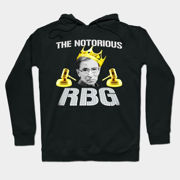 The Notorious RBG (Ruth Bader Ginsburg) Hoodie by robotface